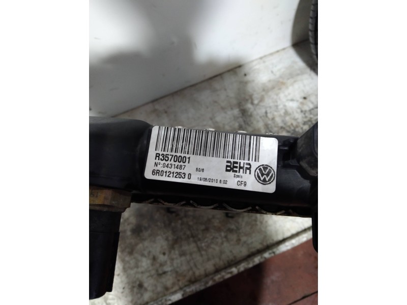 Recambio de radiador agua para volkswagen polo (6r1) advance referencia OEM IAM 6R01212530 R3570001 
