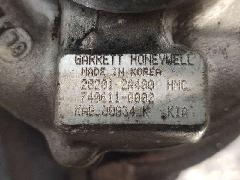 Recambio de turbocompresor para kia cee´d active referencia OEM IAM 7406110002 282012A400 