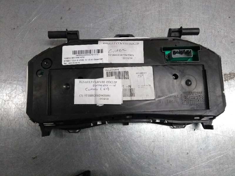 Recambio de cuadro instrumentos para renault clio iii 1.5 dci diesel fap referencia OEM IAM 8200761861N UGDC173874 