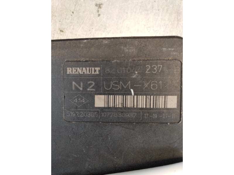 Recambio de caja reles / fusibles para renault kangoo 1.5 dci diesel cat referencia OEM IAM 8201042237  