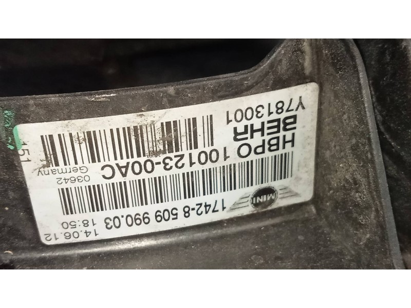 Recambio de electroventilador para mini countryman (r60) one d referencia OEM IAM 0130303027 1742850999003 
