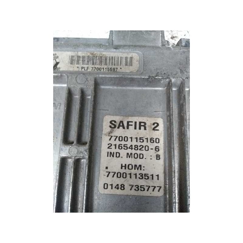 Recambio de centralita motor uce para renault clio ii fase i (b/cbo) referencia OEM IAM 7700115597 7700115160 7700113511 2165482