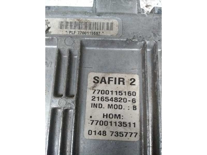 Recambio de centralita motor uce para renault clio ii fase i (b/cbo) referencia OEM IAM 7700115597 7700115160 7700113511 2165482