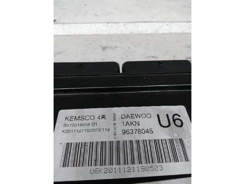 Recambio de centralita motor uce para daewoo nubira berlina 1.6 cat referencia OEM IAM S010016006D1 96378045 4R 1AKN U6