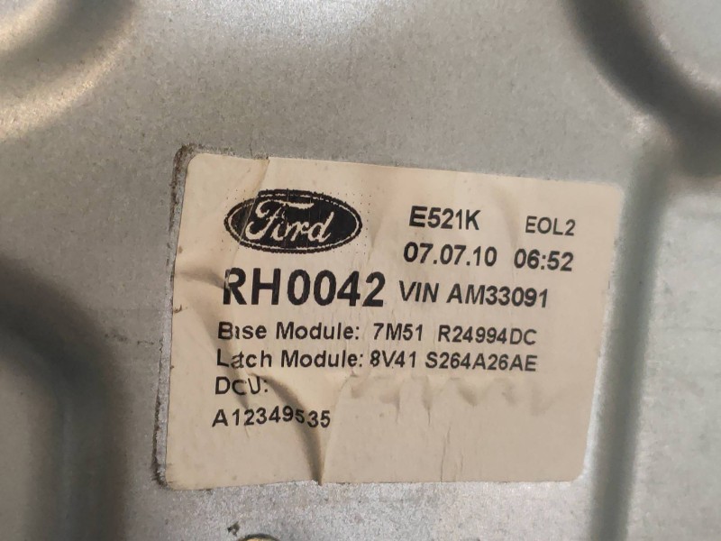 Recambio de elevalunas trasero derecho para ford kuga (cbv) titanium referencia OEM IAM 7M51R24994DC 7M51R045H22A 5WK11598G 9424