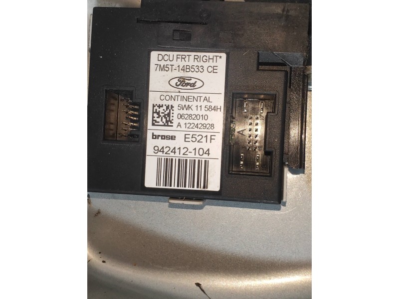 Recambio de elevalunas delantero derecho para ford kuga (cbv) titanium referencia OEM IAM 7M51R203A28DC 8M51R219A64AA 5WK11584H 