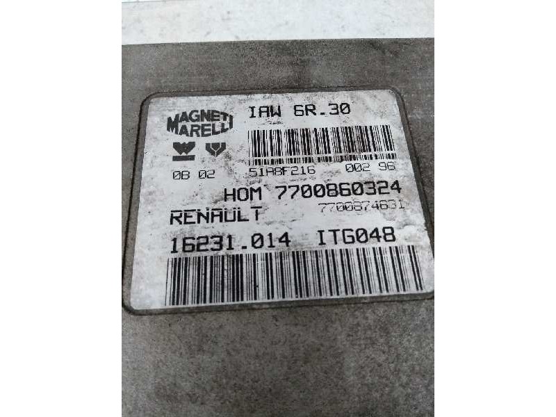 Recambio de centralita motor uce para renault clio i fase i+ii (b/c57) 1.3 cat referencia OEM IAM IAW6R30 HOM7700860324 77008746