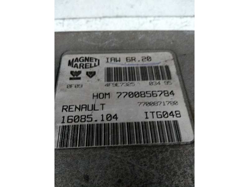 Recambio de centralita motor uce para renault clio i fase i+ii (b/c57) 1.2 referencia OEM IAM IAW6R20 HOM7700856784 7700871780 1