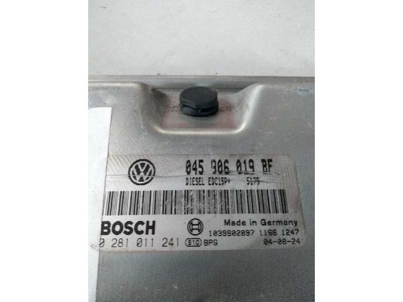 Recambio de centralita motor uce para volkswagen polo (9n1) 1.4 tdi referencia OEM IAM 0281011241 045906019BF EDC15P
