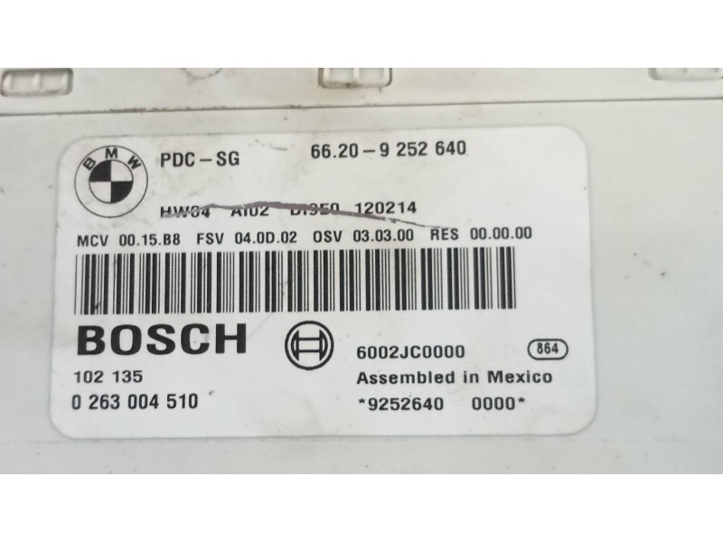 Recambio de modulo electronico para mini countryman (r60) one d referencia OEM IAM 0263004510 66209252640 