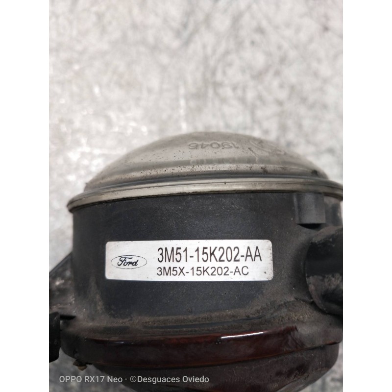 Recambio de faro antiniebla izquierdo para ford focus c-max (cap) ambiente (d) referencia OEM IAM 3M5115K202AA  