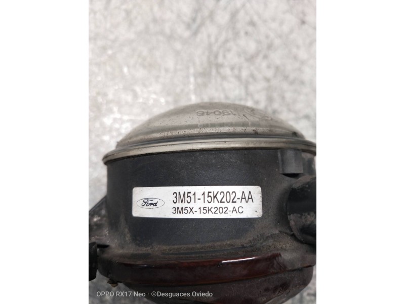 Recambio de faro antiniebla izquierdo para ford focus c-max (cap) ambiente (d) referencia OEM IAM 3M5115K202AA  