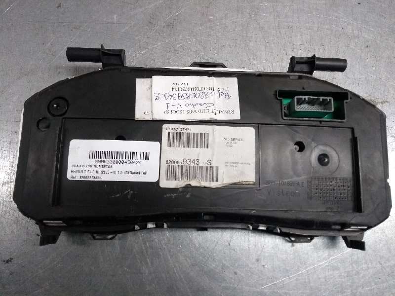 Recambio de cuadro instrumentos para renault clio iii 1.5 dci diesel fap referencia OEM IAM 8200859343S UGGD137471 