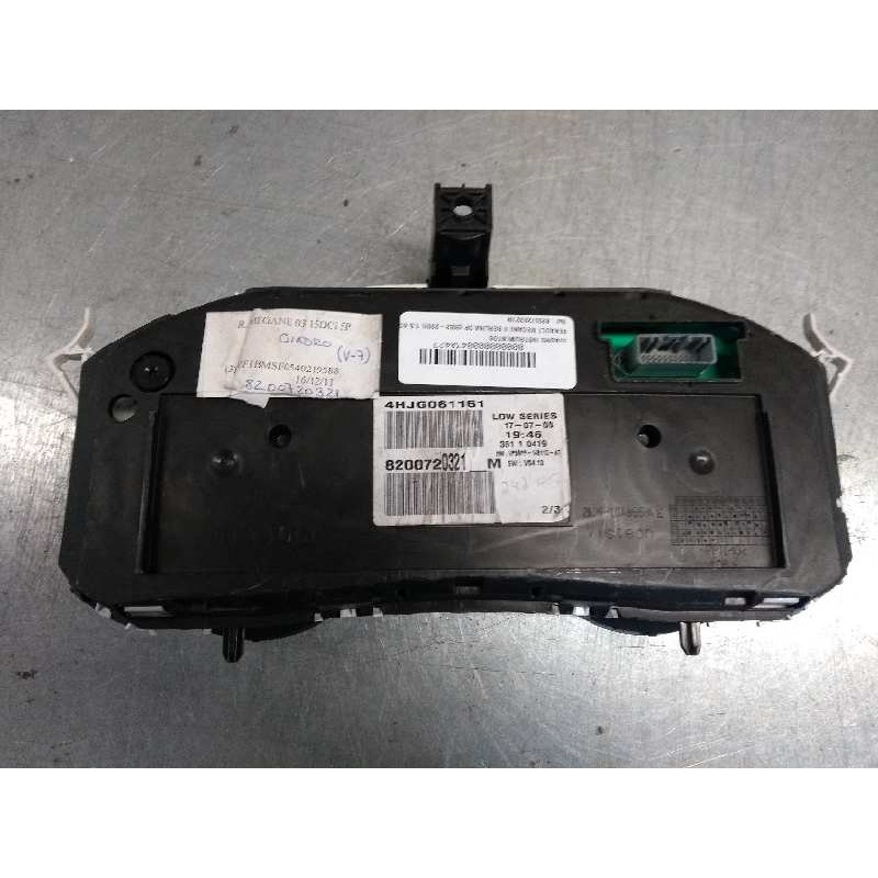 Recambio de cuadro instrumentos para renault megane ii berlina 3p 1.5 dci diesel cat referencia OEM IAM 8200720321M  