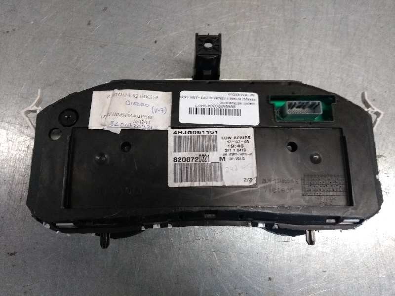 Recambio de cuadro instrumentos para renault megane ii berlina 3p 1.5 dci diesel cat referencia OEM IAM 8200720321M  