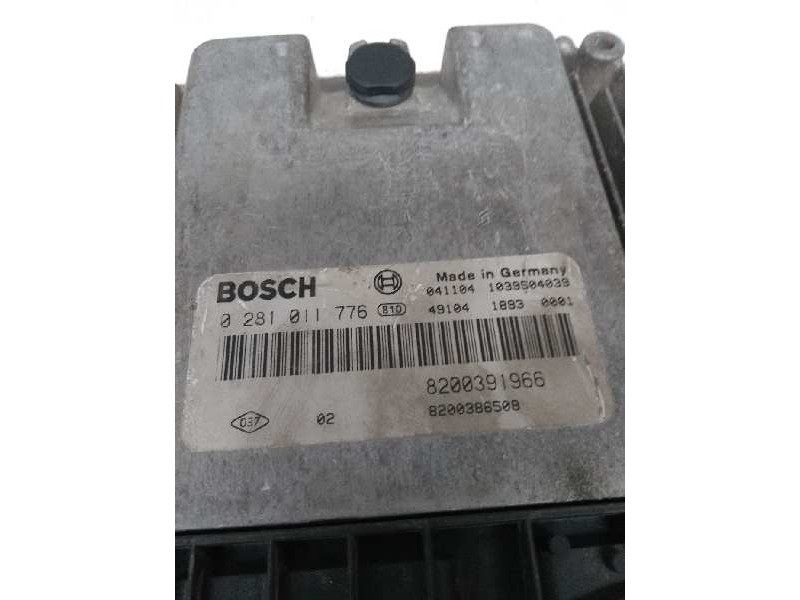 Recambio de centralita motor uce para renault scenic ii 1.9 dci diesel referencia OEM IAM 0281011776 8200391966 8200386508