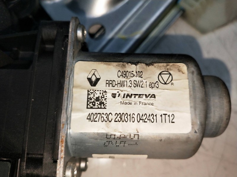 Recambio de elevalunas trasero derecho para renault talisman intens referencia OEM IAM 402763C 827203386R 4P