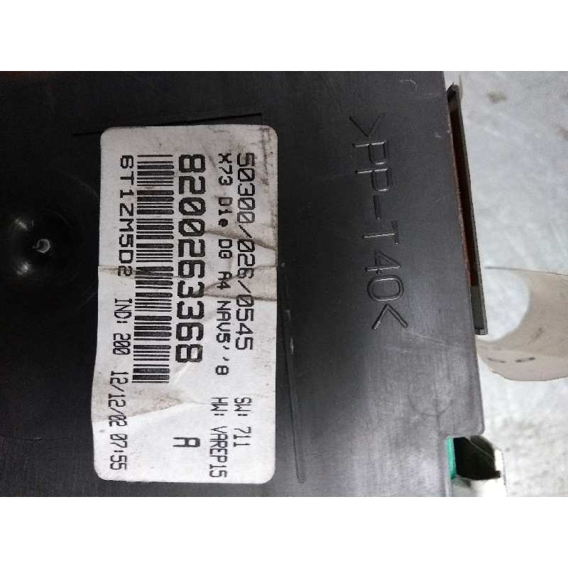 Recambio de cuadro instrumentos para renault vel satis (bj0) 3.0 v6 dci turbodiesel cat referencia OEM IAM 8200263368 5030002605