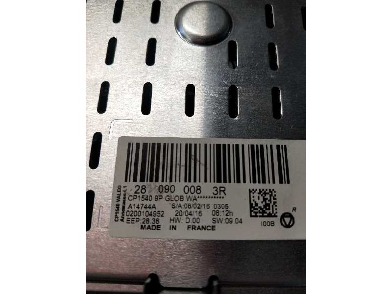 Recambio de sistema audio / radio cd para renault talisman intens referencia OEM IAM 280900083R 281157506R 253B05762R