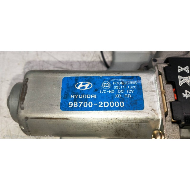 Recambio de motor limpia trasero para hyundai elantra (xd) 1.6 comfort (5-ptas.) referencia OEM IAM 987002D000  