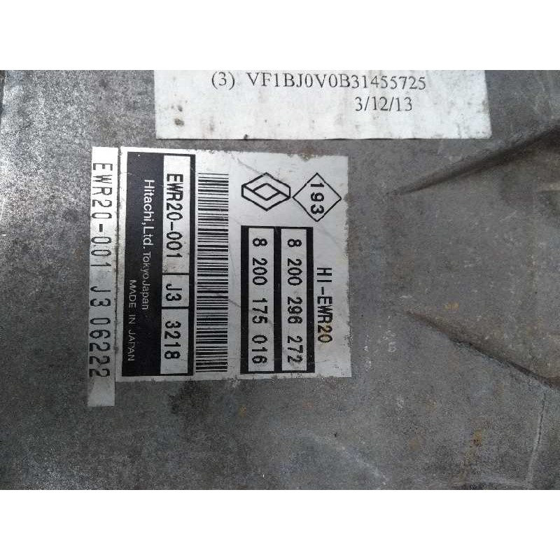 Recambio de centralita motor uce para renault vel satis (bj0) 3.5 v6 referencia OEM IAM EWR20001 8200296272 8200175016
