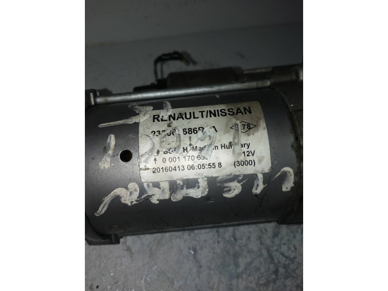 Recambio de motor arranque para renault talisman intens referencia OEM IAM 233000686R 0001170650 