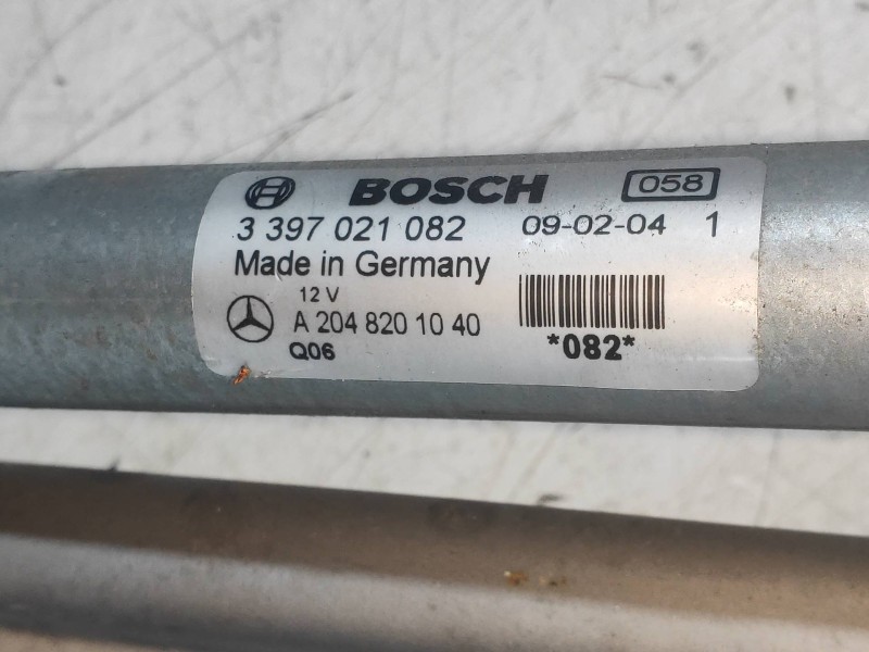 Recambio de motor limpia delantero para mercedes clase c (w204) berlina c 180 kompressor blueefficiency (204.044) referencia OEM