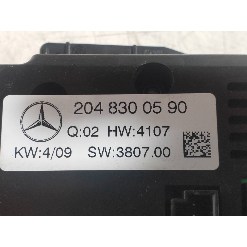 Recambio de mando calefaccion / aire acondicionado para mercedes clase c (w204) berlina c 180 kompressor blueefficiency (204.044