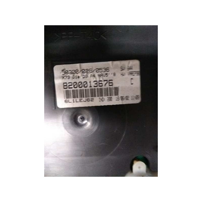 Recambio de cuadro instrumentos para renault vel satis (bj0) 3.0 v6 dci turbodiesel cat referencia OEM IAM 8200013676 5030002605
