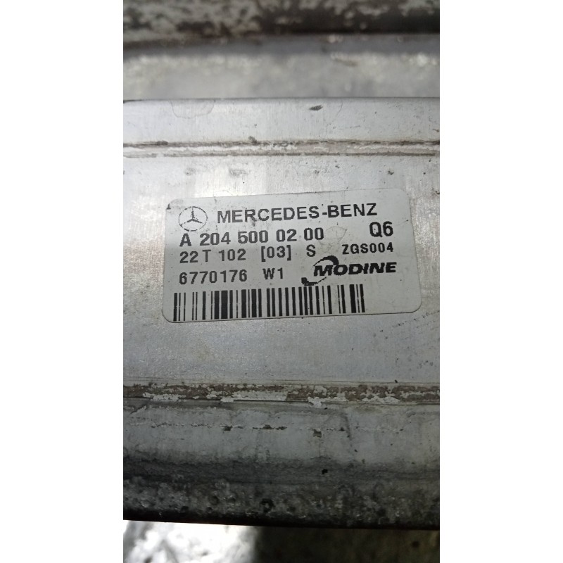Recambio de intercooler para mercedes clase e (w212) lim. e 220 bluetec 4matic (212.011) referencia OEM IAM A2045000200  