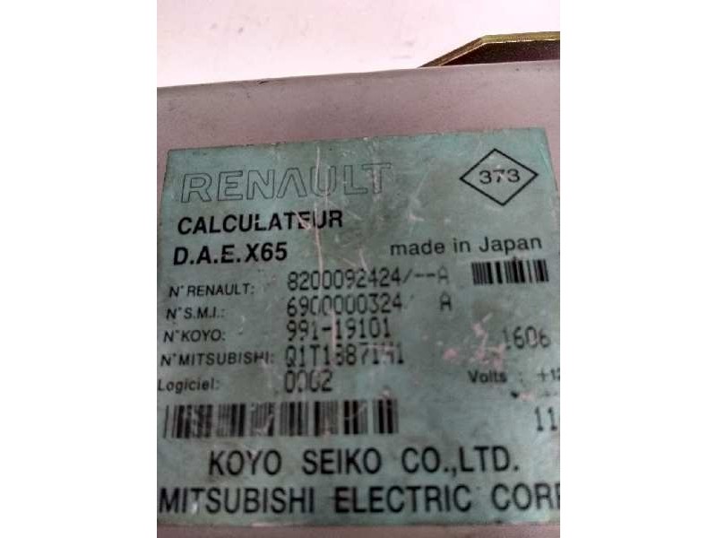 Recambio de centralita direccion para renault clio ii fase ii (b/cb0) 1.4 16v referencia OEM IAM 8200092424 99119101 Q1T18871H1