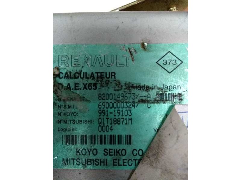 Recambio de centralita direccion para renault clio ii fase ii (b/cb0) 1.5 dci diesel referencia OEM IAM 8200149673 99119103 Q1T1