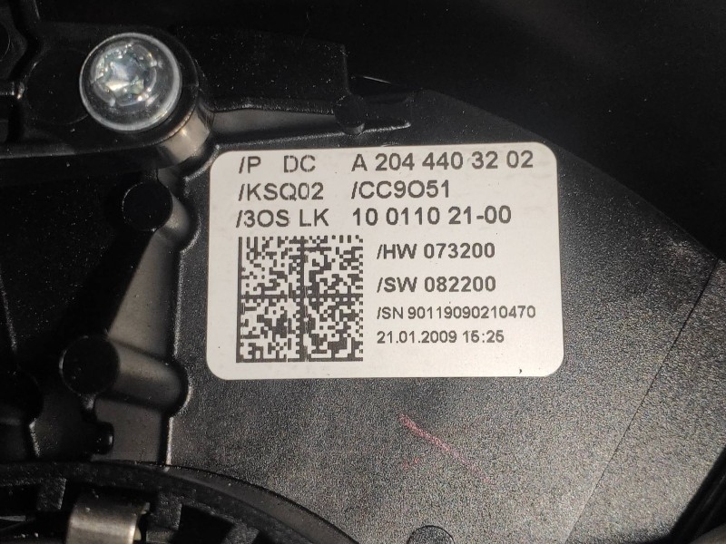 Recambio de mando luces para mercedes clase c (w204) berlina c 180 kompressor blueefficiency (204.044) referencia OEM IAM A20444