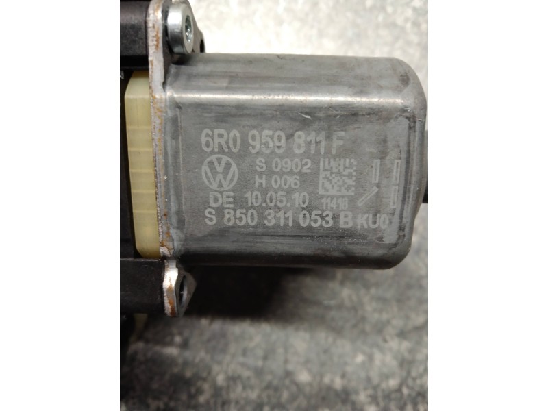 Recambio de elevalunas trasero izquierdo para volkswagen polo (6r1) advance referencia OEM IAM 6R0959811F S850311053B 