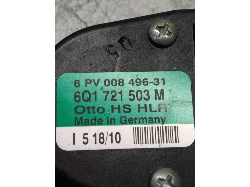 Recambio de potenciometro pedal para volkswagen polo (6r1) advance referencia OEM IAM 6Q1721503M 00849631 
