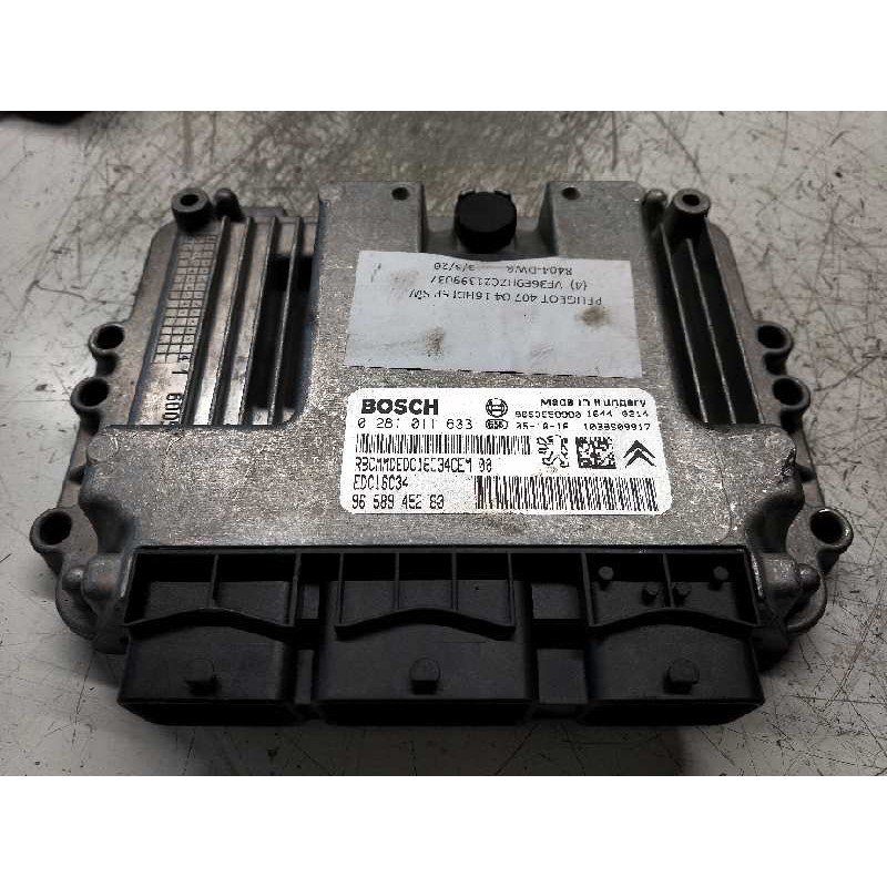Recambio de centralita motor uce para peugeot 407 sw sr confort referencia OEM IAM 0281011633 9658945280 EDC16C34