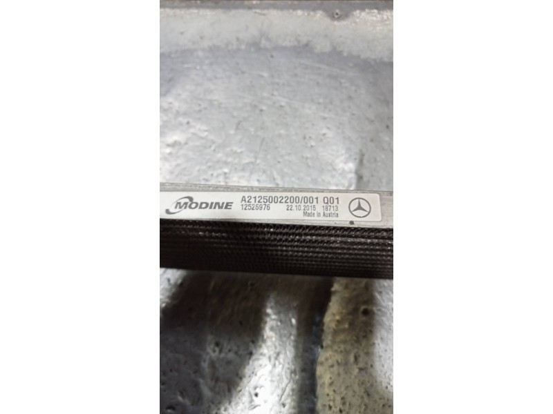 Recambio de radiador caja cambios para mercedes clase e (w212) lim. e 220 bluetec 4matic (212.011) referencia OEM IAM A212500220