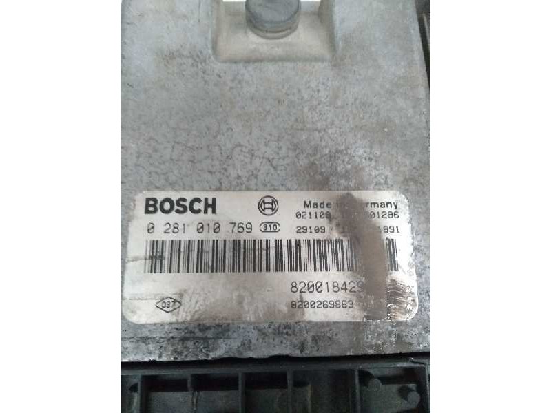 Recambio de centralita motor uce para renault megane ii berlina 5p 1.9 dci diesel referencia OEM IAM 0281010769 8200184294 82002 Recambio de centralita motor uce para renault megane ii berlina 5p 1.9 dci diesel referencia OEM IAM 0281010769 8200184294 82002