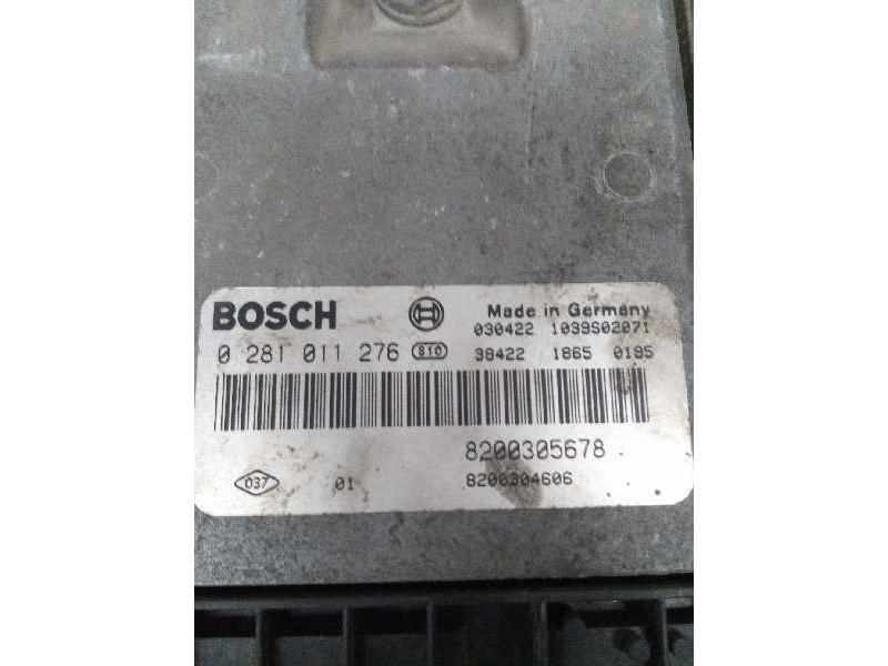 Recambio de centralita motor uce para renault megane ii familiar referencia OEM IAM 0281011276 8200305678 8200304606 Recambio de centralita motor uce para renault megane ii familiar referencia OEM IAM 0281011276 8200305678 8200304606