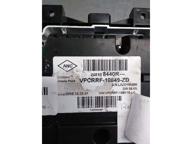 Recambio de cuadro instrumentos para renault clio iv 1.5 dci diesel fap referencia OEM IAM 248108440R VPCRRF10849ZD 