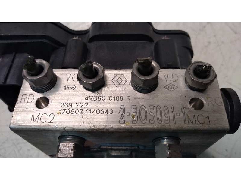 Recambio de abs para renault clio iv 1.5 dci diesel fap referencia OEM IAM 0265257881 476600188R 