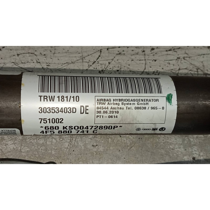 Recambio de airbag cortina delantero izquierdo para audi a6 berlina (4f2) 2.0 tdi referencia OEM IAM 4F5880741C 30353403D 