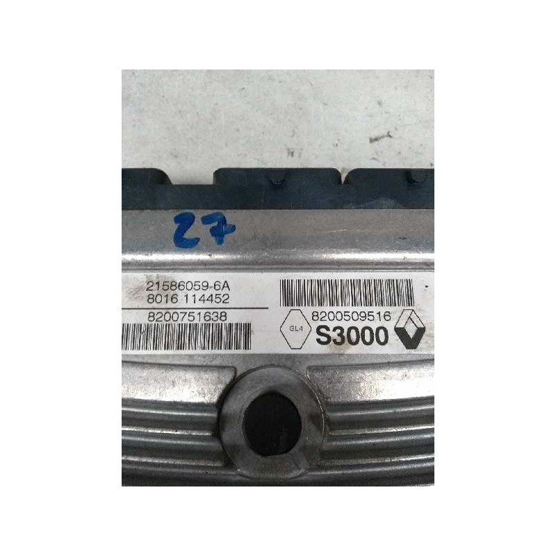 Recambio de centralita motor uce para renault megane ii classic berlina 1.6 16v referencia OEM IAM 215860596A 8200509516 S3000 8 Recambio de centralita motor uce para renault megane ii classic berlina 1.6 16v referencia OEM IAM 215860596A 8200509516 S3000 8