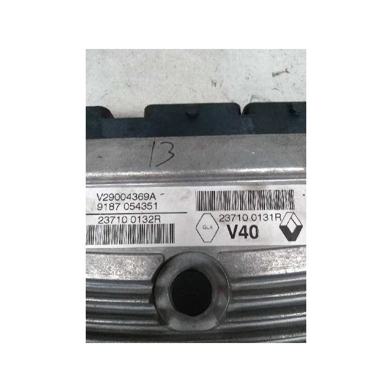 Recambio de centralita motor uce para renault megane iii sport tourer 1.6 16v e85 (etanol) referencia OEM IAM 237100131R 2371001