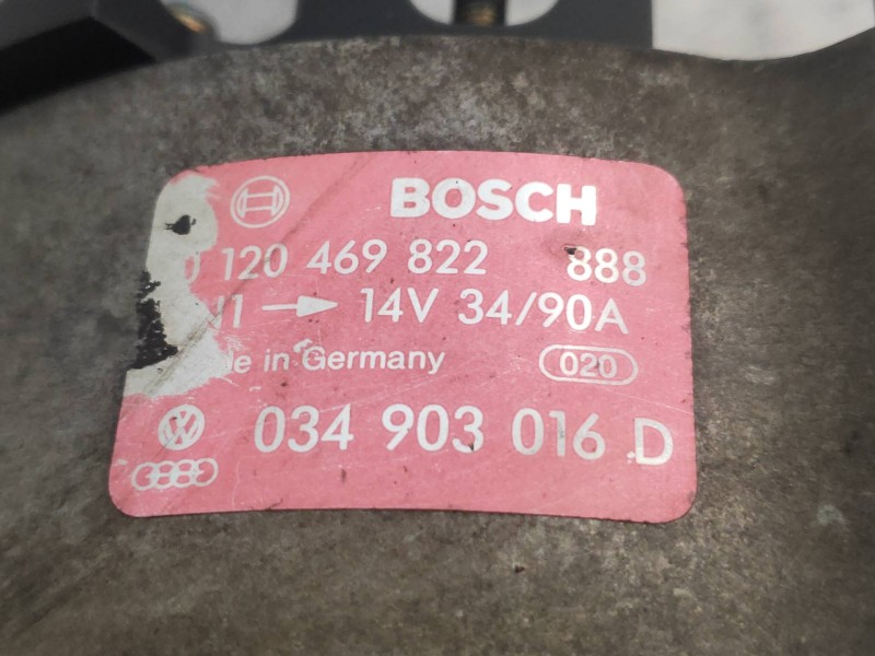 Recambio de alternador para audi coupe (8b3) 2.0 20v quattro referencia OEM IAM 0120469822 034903016D 
