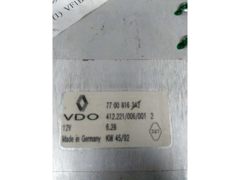 Recambio de centralita motor uce para renault safrane (b54) 3.0 v6 referencia OEM IAM 4122210060012 7700816342 