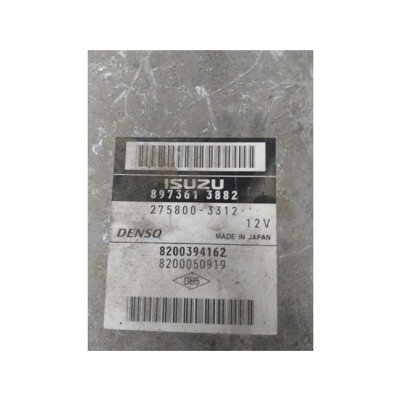 Recambio de centralita motor uce para renault vel satis (bj0) 3.0 v6 dci turbodiesel cat referencia OEM IAM 2758003312 897361388