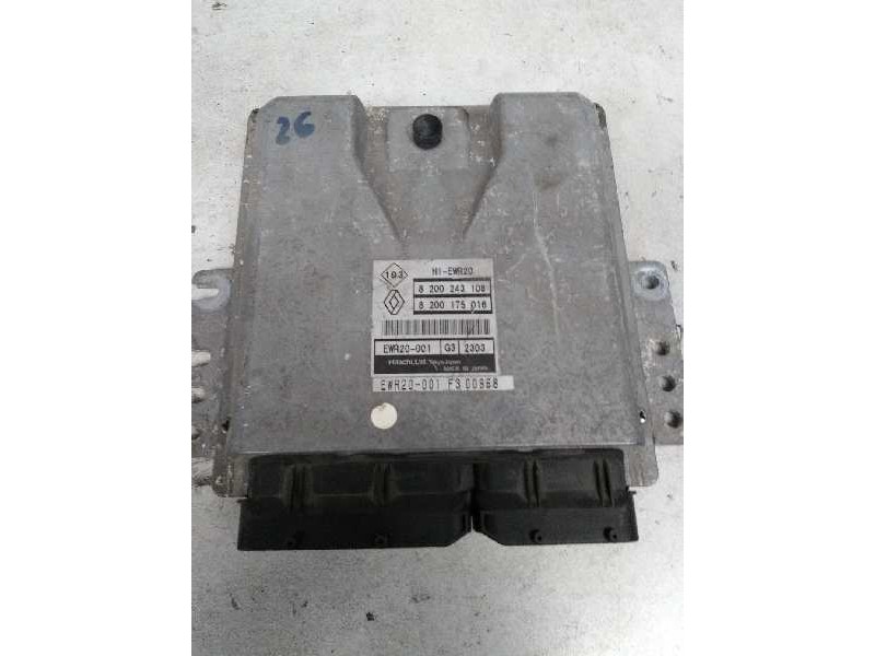 Recambio de centralita motor uce para renault vel satis (bj0) 3.5 v6 referencia OEM IAM EWR20001 8200243108 8200175016