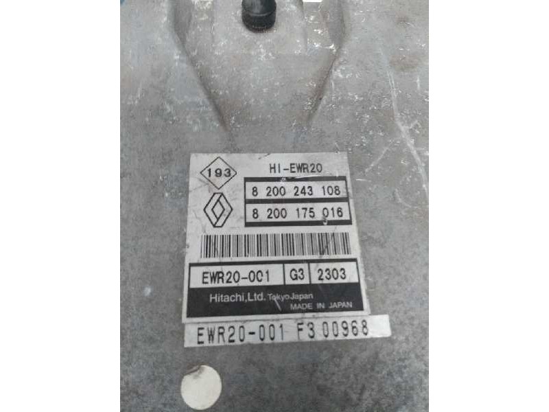 Recambio de centralita motor uce para renault vel satis (bj0) 3.5 v6 referencia OEM IAM EWR20001 8200243108 8200175016
