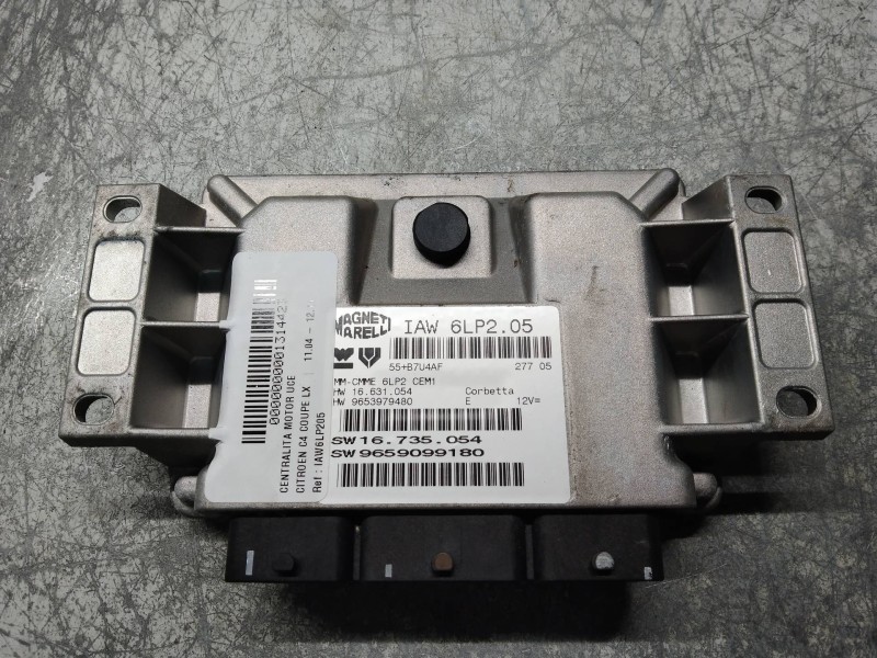 Recambio de centralita motor uce para citroen c4 coupe lx referencia OEM IAM IAW6LP205 9653979480 9659099180